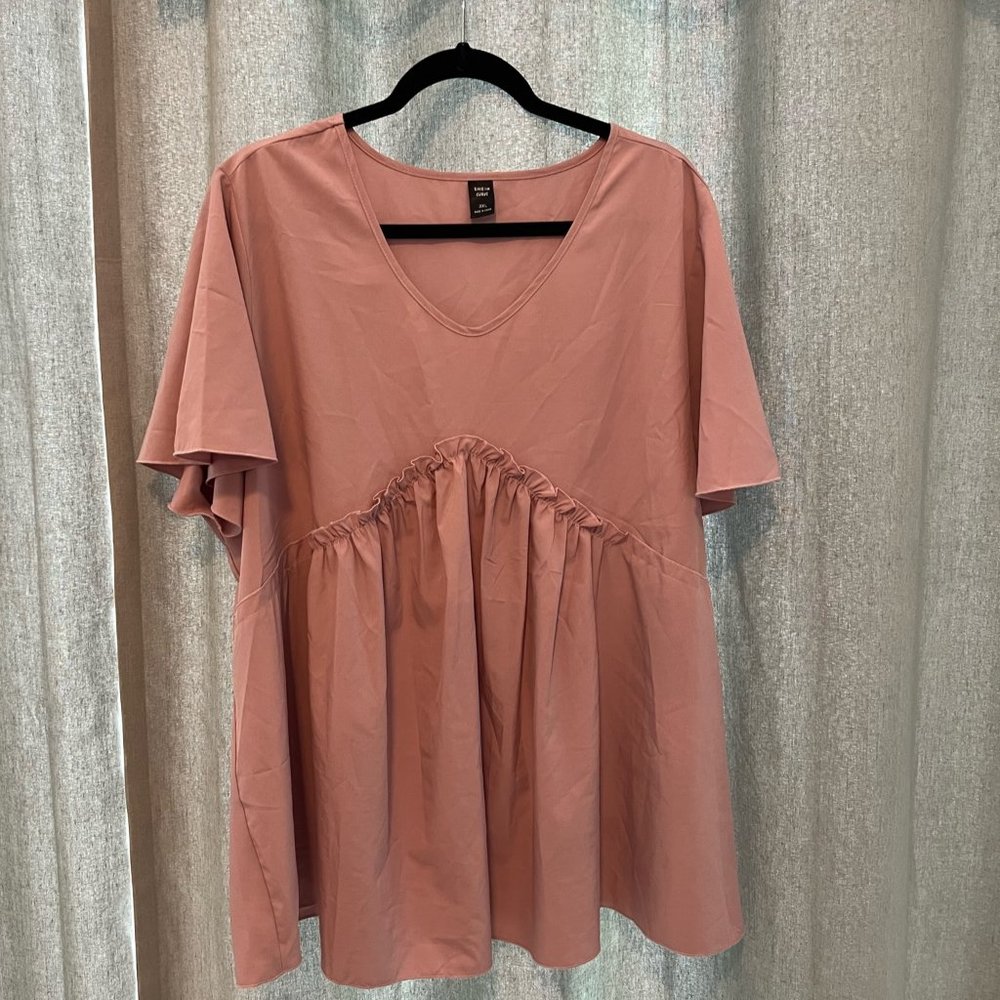 Shein Curve Blouse Color/Pink Blush Size/3XL
